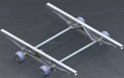 Trailer suspension chassis (Tikitreiler)