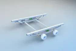 Trailer suspension chassis (tikitreiler) version 2