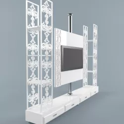 TV Wall Unit Design 2 3D model