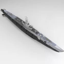 USS Trigger in various formats 3D model