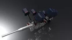 V8 Crankshaft & Pistons