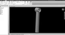 Vertical bearing support for stirling engine