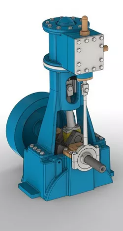 Vertical Steam Engine