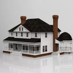 Victorian House 3D model