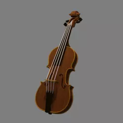 Violin 3D model