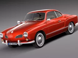 Volkswagen Karmann Ghia Coupe 1955-1974 3D model