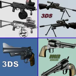 Weapon Collection 3D model