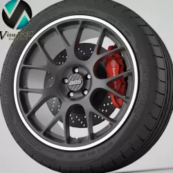 Wheel BBS CH-R 3D model
