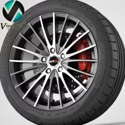 wheel Mak Venti 3D model
