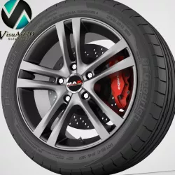 wheel Mak Zenith 3D model