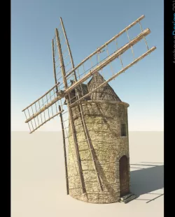 Windmill 3D model
