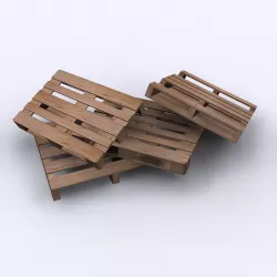 Wood Pallets 3D model
