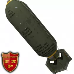 WWII bomb 3D model