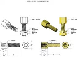 0.1875" HEX JACK SCREW