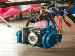 2-axis gimbal for mid-size camera