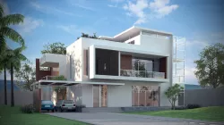 3D Models Luxury Contemporary House 3D model