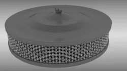 Air filter 3D model