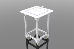 Aluminum Frame Work Table