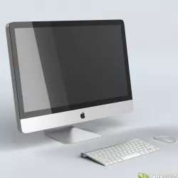 Apple iMac 27 Desktop Computer 3D model