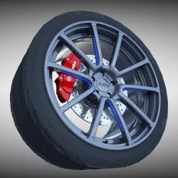 Axis Sport Wheel 3D model