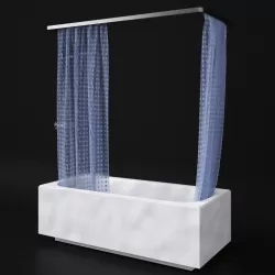  Bath and shower  3D model
