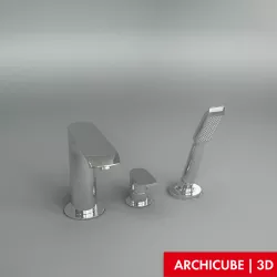Bath Tap 3D model
