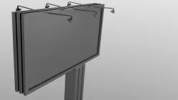 Billboard 3D model