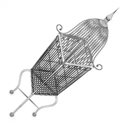 Black Bird Cage 3D model