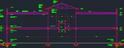 Building R Section Drawing