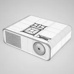 CGAxis Digital Projector 3D model