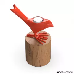 Chick candleholder 3D model