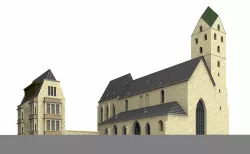 Church on St Mary Dortmund 3D model