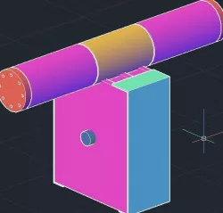 Crane Pulley with Shaft