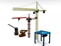 Cranes 3D model