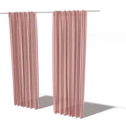 Curtain   Thick Designed Coloured 3D model