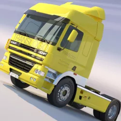 DAF CF85 SpaceCab 3D model