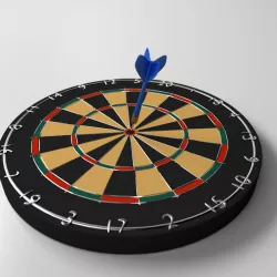 Dartboard and Dart 3D model