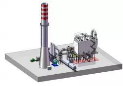 Dedusting plant  assembly