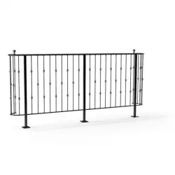 Detailed Railing 3D model