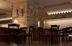 Dining Caffe Interior 3D model