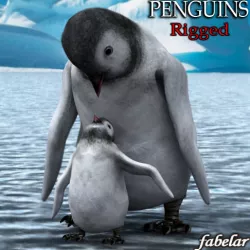 Emperor Penguin Chick 2 3D model