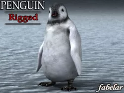 Emperor Penguin Chick 3D model