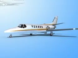 Falcon3D Citation V C560 F14 3D model