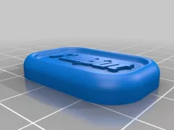 Fallout logo keyring