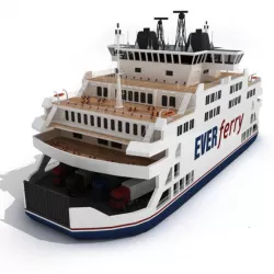 Ferry Boat 3D model