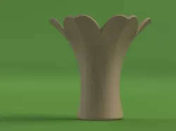 Flower Vase - designed for Mcor Printer 3D model