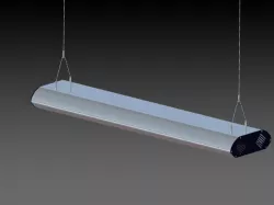 Fluorescent lamp 2 x 36 W.