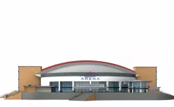 football stadium Arena Oberhausen 3D model