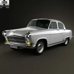 GAZ 21 Volga 1962 3D model