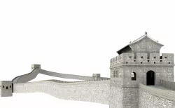 Great Wall of China 3D model